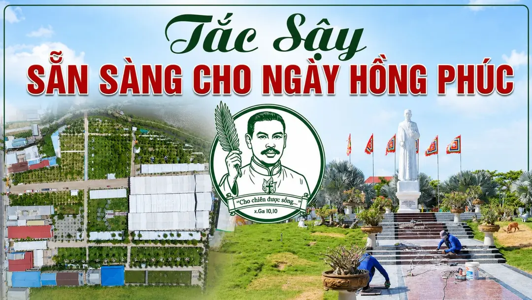 Tắc Sậy sẵn sàng cho ngày hồng phúc